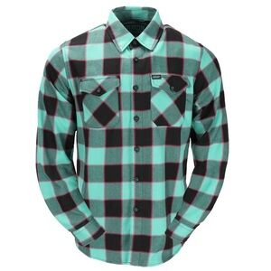 XL Dixxon Flannel Shirt Men’s Green Pink The Shreddy 2.0 Punk Plaid OG Original